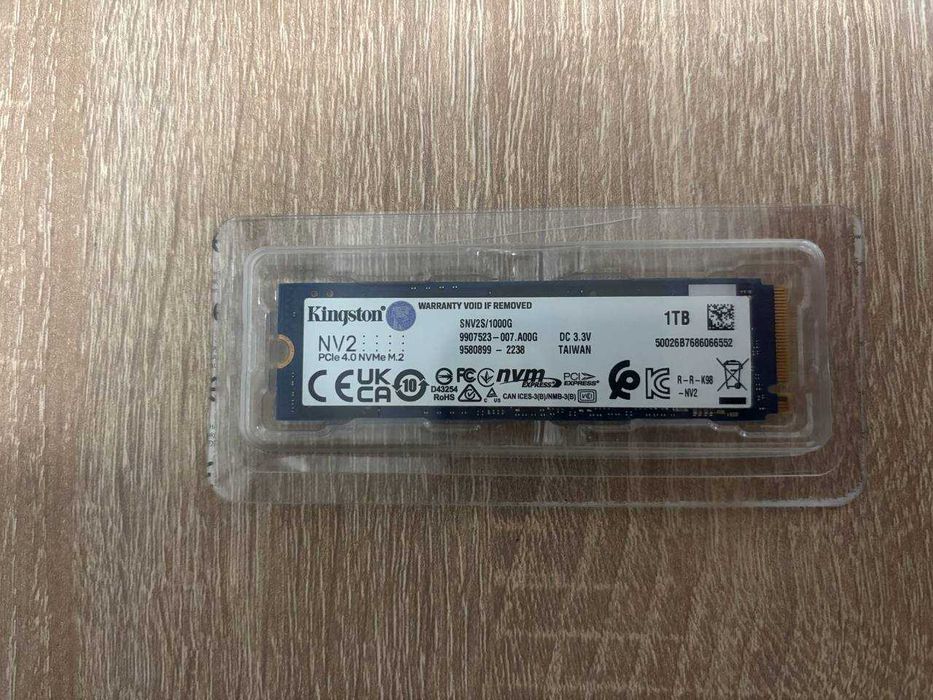ССД/SSD Kingston NV2 1TB PCIe 4.0 NVMe M.2