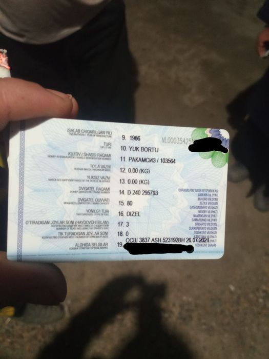 Gaz 53 sotiladi yurib turgan moshina