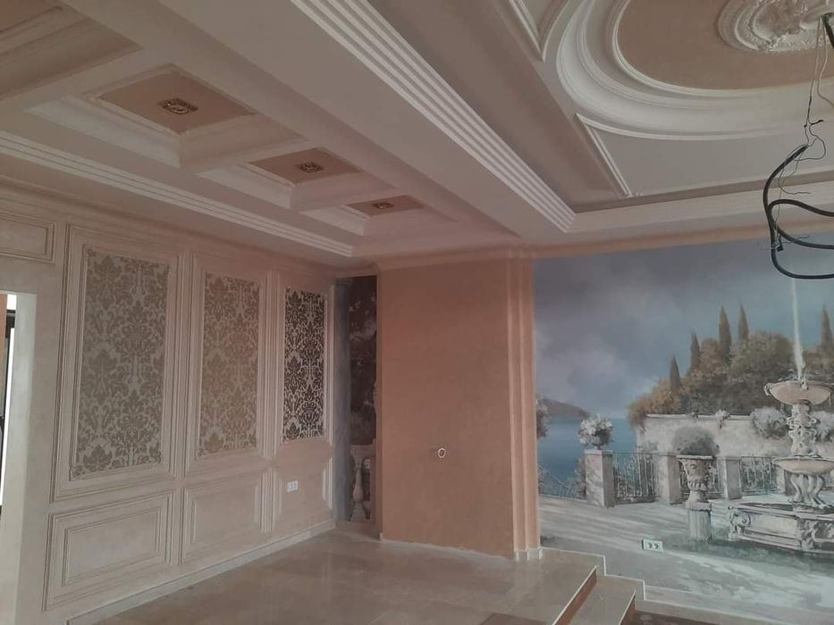 Vopsea decorativa, tapet, fototapet, profile decorative