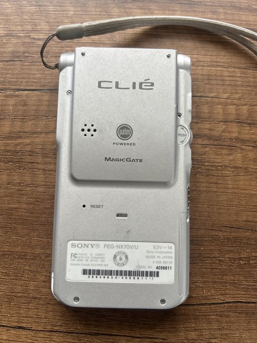 Sony CLIÉ PEG-NX70V/U Retro PDA Palm OS Funcțional Complet