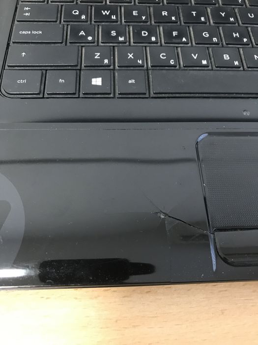 Ноутбук в рабочем состоянии