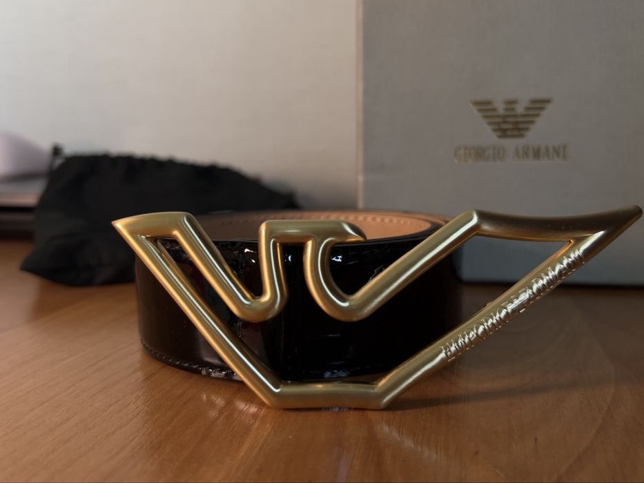 Ремень унисекс Giorgio Armani 100 см