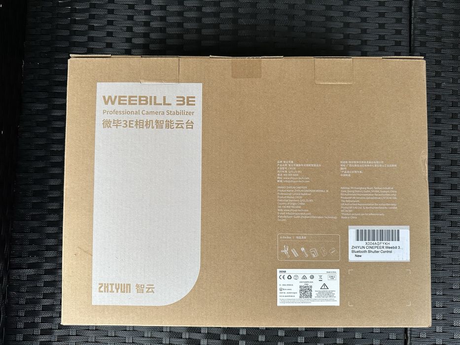 Чисто Нов Стабилизатор ZHIYUN CINEPEER Weebill 3E Gimbal 3 оси