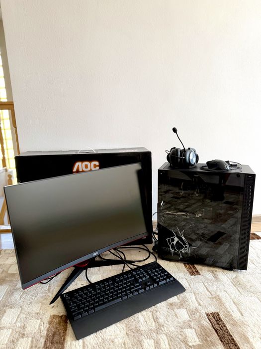 PC Gaming +mouse/casti/tastatura/monitor
