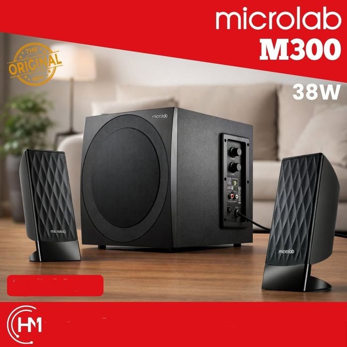 Microlab m300 Сабвуфер+колонки