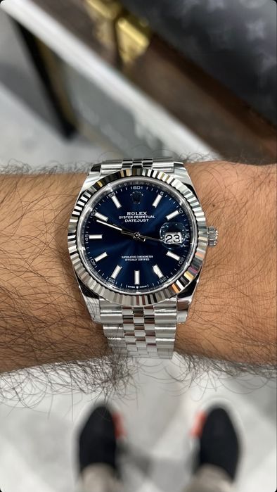 Rolex Date-Just 41mm Blue Dial