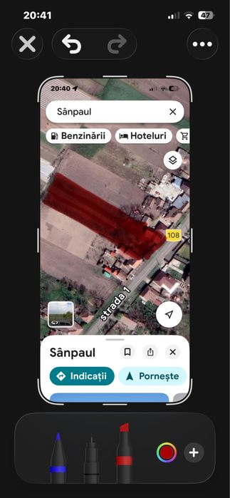 Vand sau Schimb casa cu teren 2540 mp Sanpaul