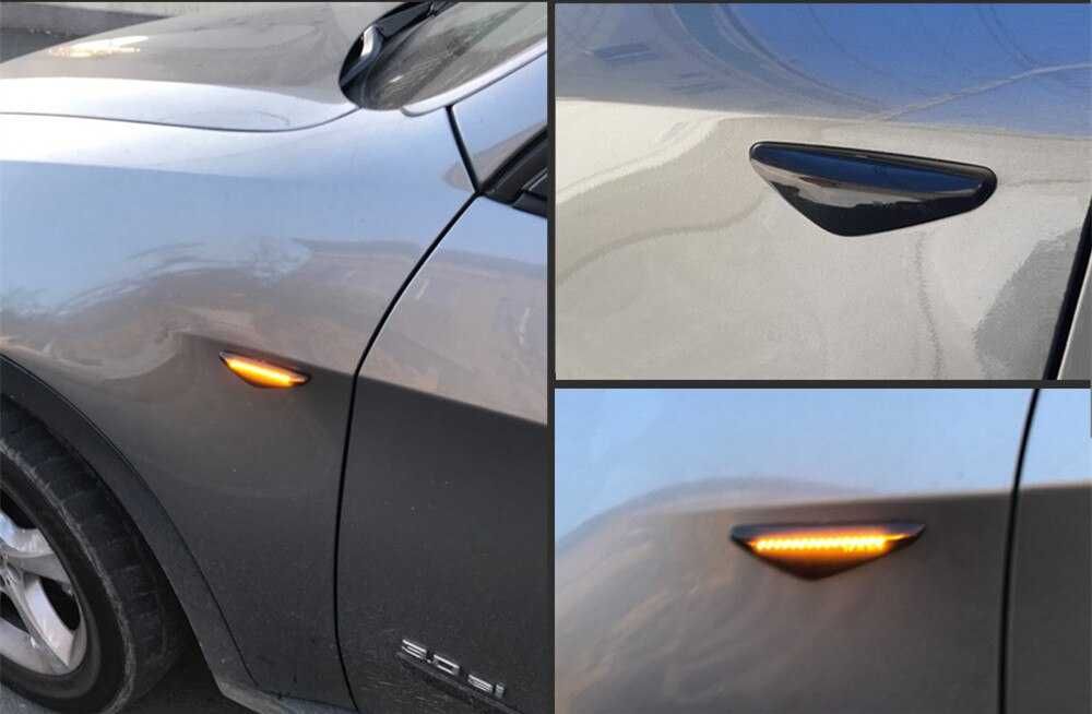 Semnalizari Dinamice LED Secventiale BMW X3 X5 X6 F25 E70 E71 72 SMOKE