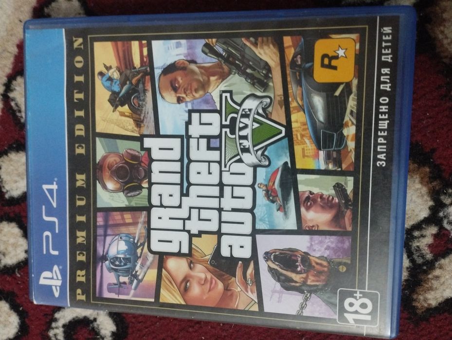 Игра на пс 4 ГТА 5