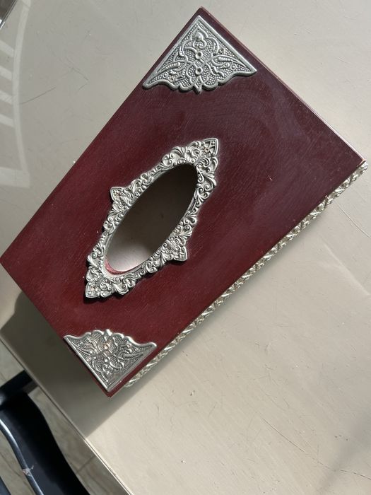 Cutie depozitare servetele lemn