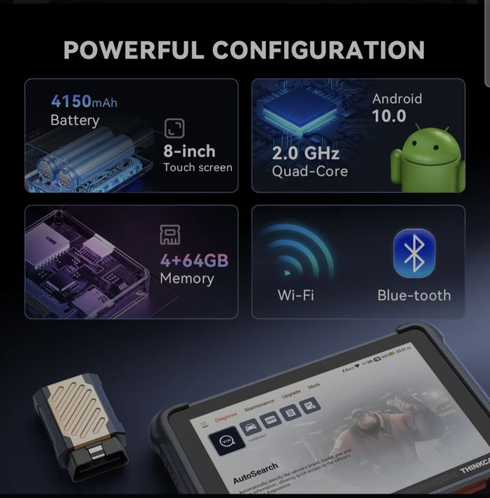 Tester Auto Thinkdiag 689BT Bluetooth - Licență Permanentă - Nou
