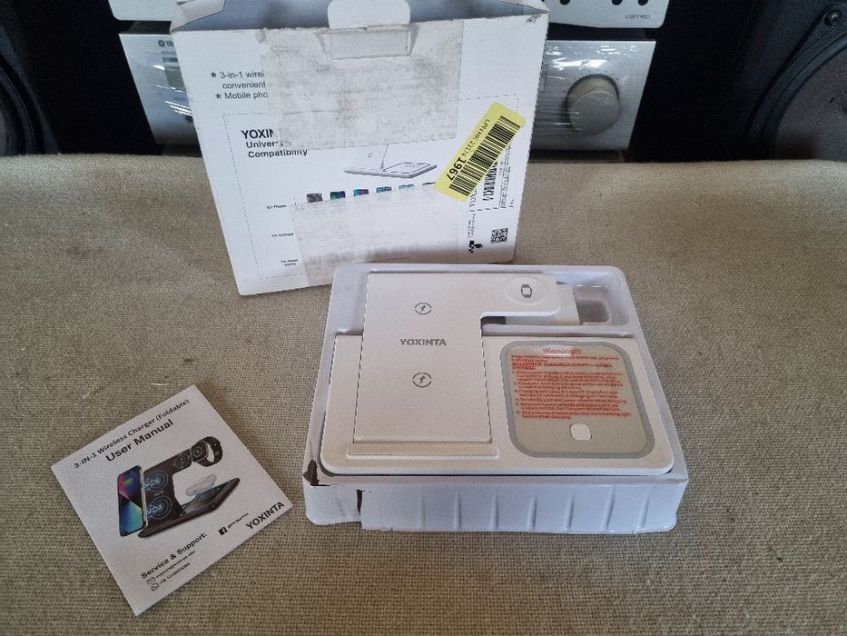 Incarcator Wireless Yoxinta 3 in 1. Nou.