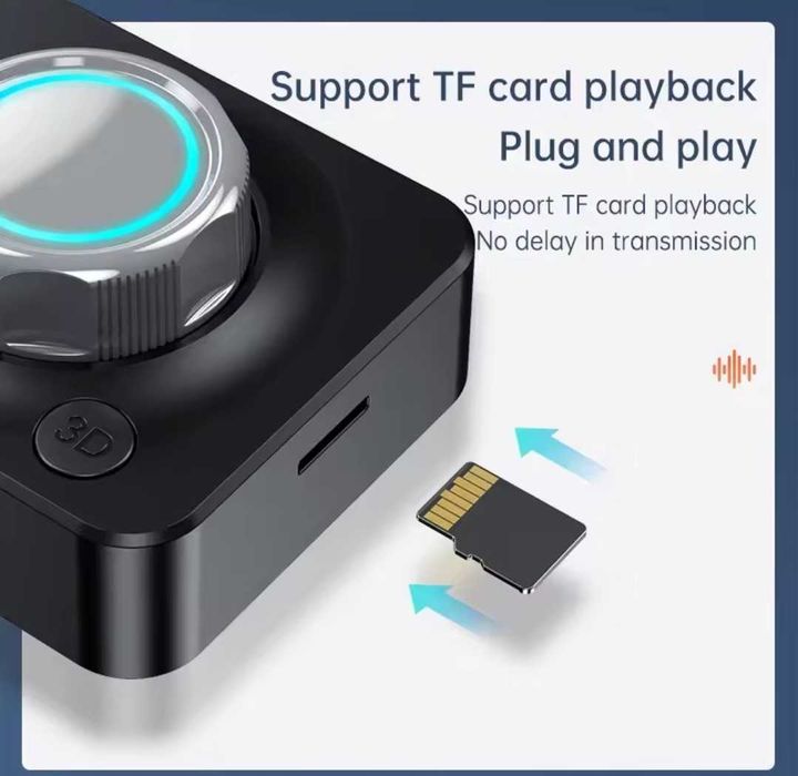 3D Receiver Audio Bluetooth Stereo 5.0 , efect de sunet 3D și controller