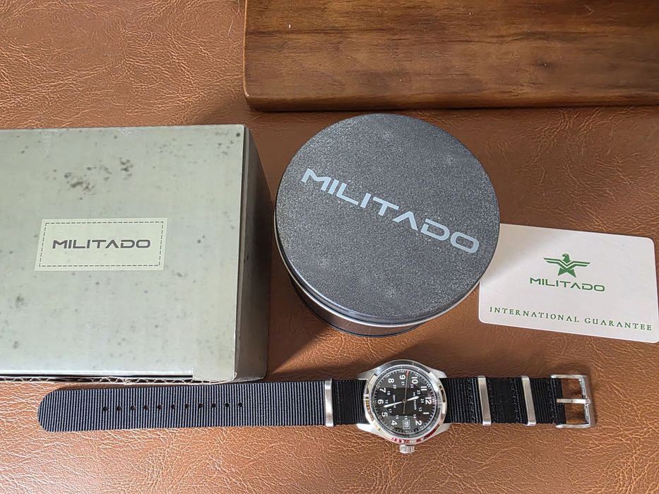 Militado ML08 – 38 мм, Sapphire, Ronda 515