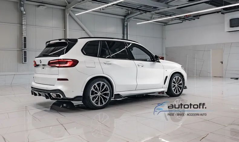 Pachet prelungiri Aero compatibil cu BMW X5 G05 (2018-2022) M-Tech Piano Black Design