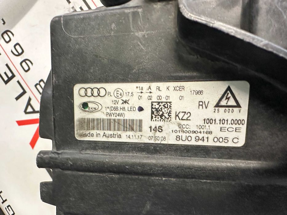 Фар фарове ляв Audi Q3 8U Facelift far farove Ауди Кю3 8У Фейслифт