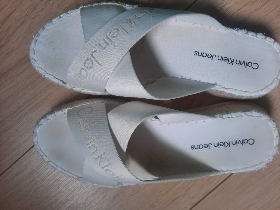 Slapi espadrile Calvin Klein 25 cm mar 38/39