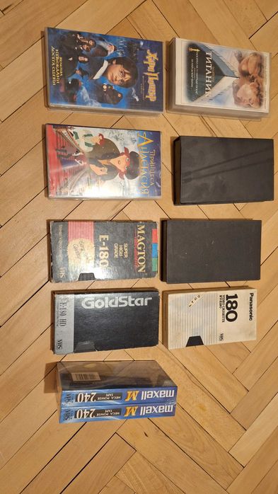 Видеокасетки анимация, филми, нови