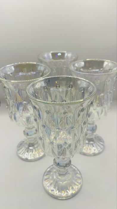 Набор бокалов синий 4 шт