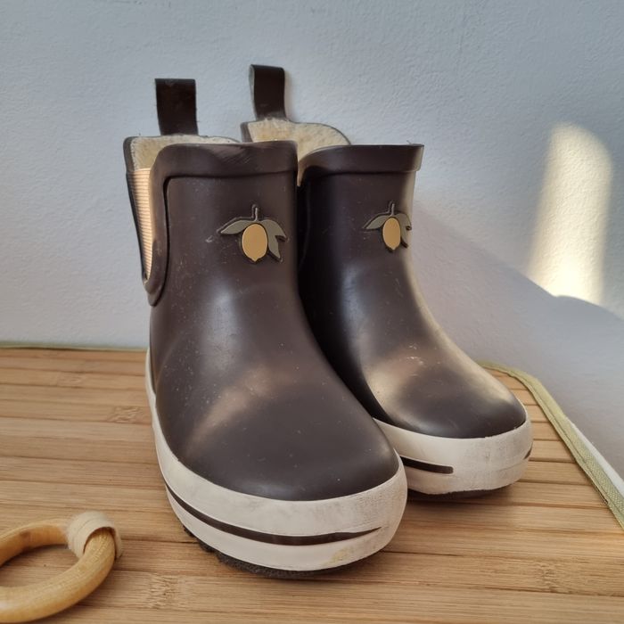 Cizme cauciuc termo, 24, 25 olive