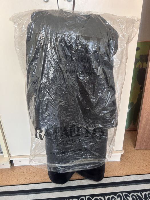 Шуба графит норковая