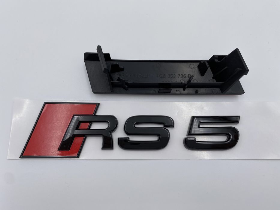 Set embleme Audi RS 5 negru