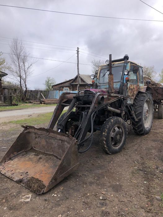 Трактор Т 40 с Куном ,вила ,лопата