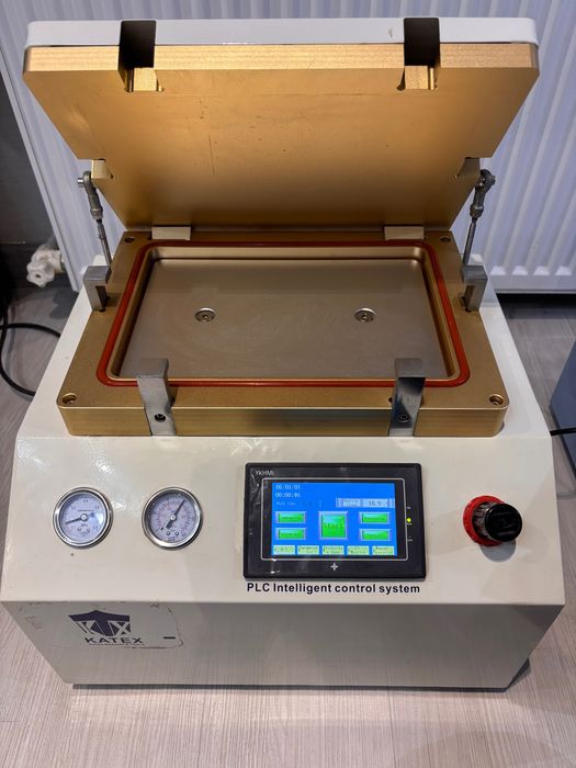 Вакуумный ламинатор/пресс с PLC управлением (KATEX).Доставка бесплатно