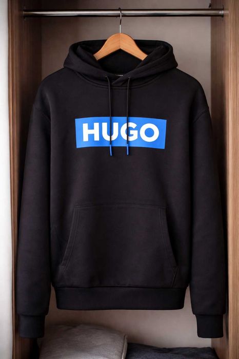 NEW! Hoodie суитчъри с HUGO принт! 6 ЦВЯТА. Или поръчай с ТВОЯ идея!