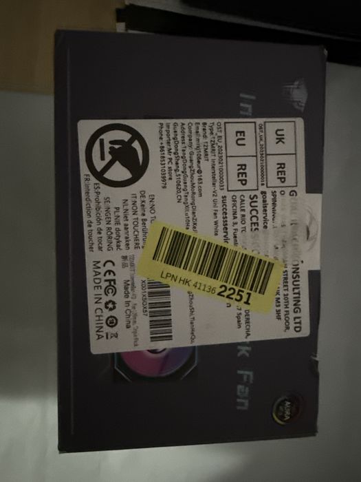 Ventilator Cooler PC Carcasa Interstellar-V2 Daisy Chain RGB,120 mm