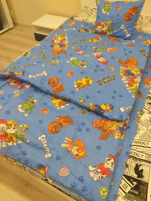 Бебешки спални комплекти - завивка/плик,долен чаршаф и калъфка