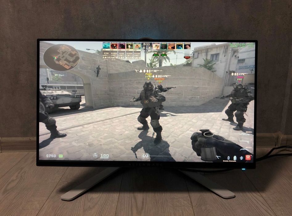 Геймърски монитор Alienware 25" FHD, 240Hz,бял