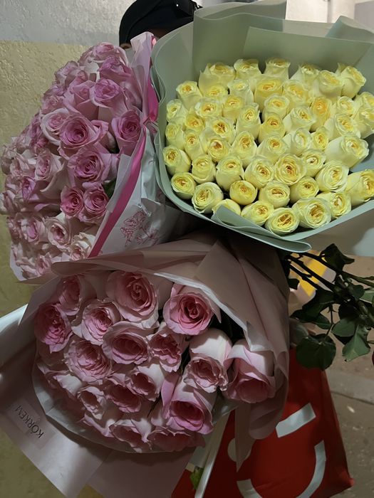 Продам букет из 51 роз и из 21 роз