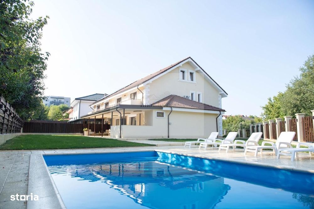 Inchirere casa Smart cu piscină, 5 camere, 5 băi și garaj – Borhanci