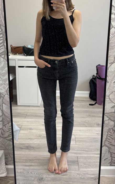 Черные джинсы Zara
