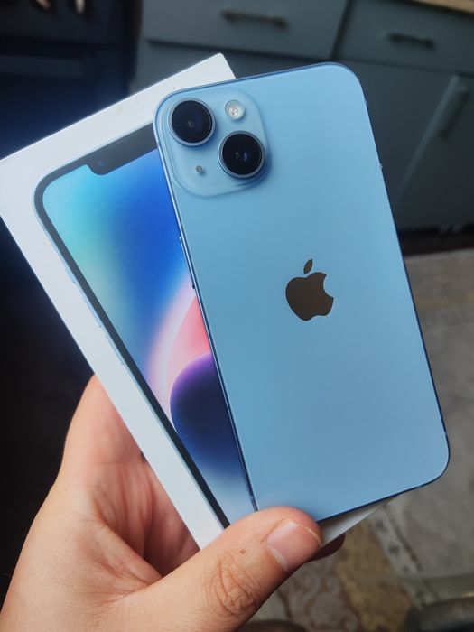 iPhone 14 Blue 128 GB OCHILMAGAN polniy Komplekt arzon narxda