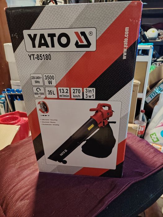 Електрически издухвател - прахосмукачка YATO, 3в1, 3500 W