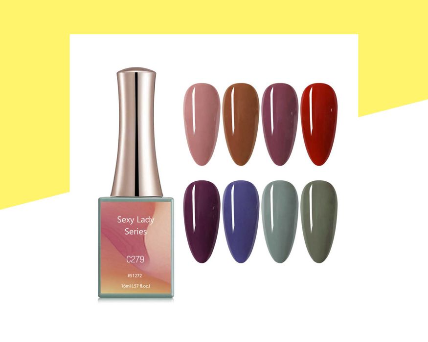 Професионален UV/LED гел лак CANNI, есенни/зимни цветове - 16 мл.