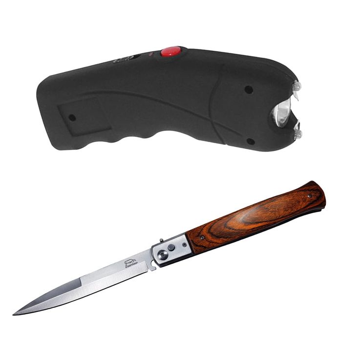 Pachet electrosoc TW 309, 2.5 mil V si briceag stilet, natur, 31 cm