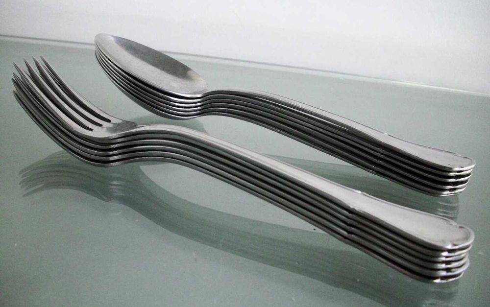 Немски прибори за хранене WELLNER / ABS неръждаема стомана 12 части