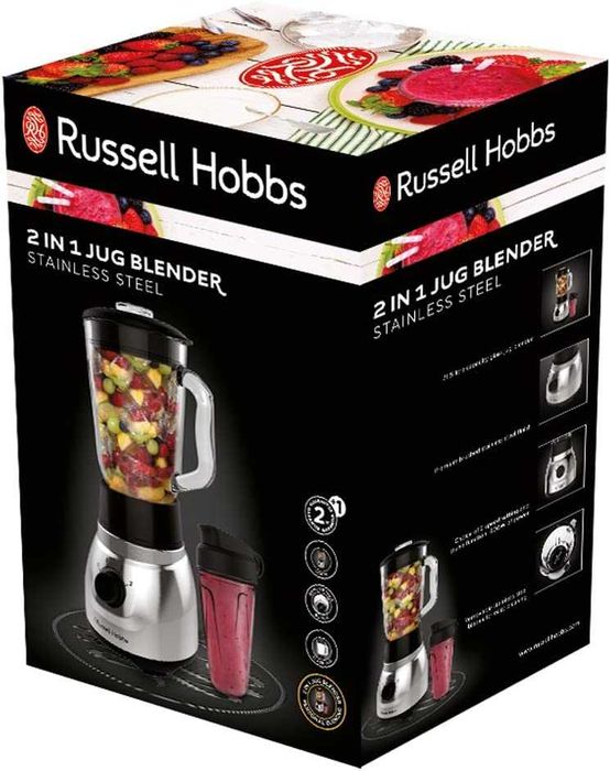 ПРОМО Нов Мощен Блендер Russell Hobbs 23821-56, 1.5л с Гаранция