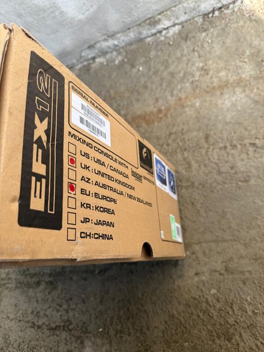 Mixer audio soundcraft EFX12