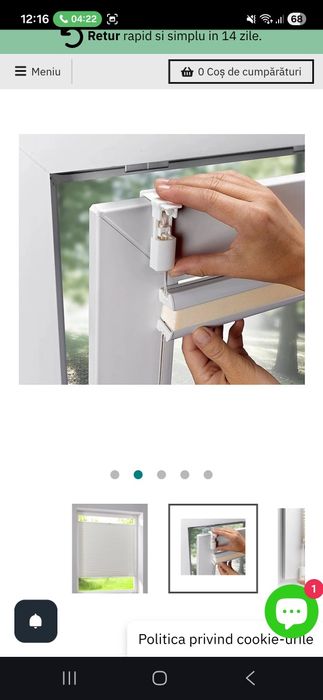 Jaluzea plisata 130x100