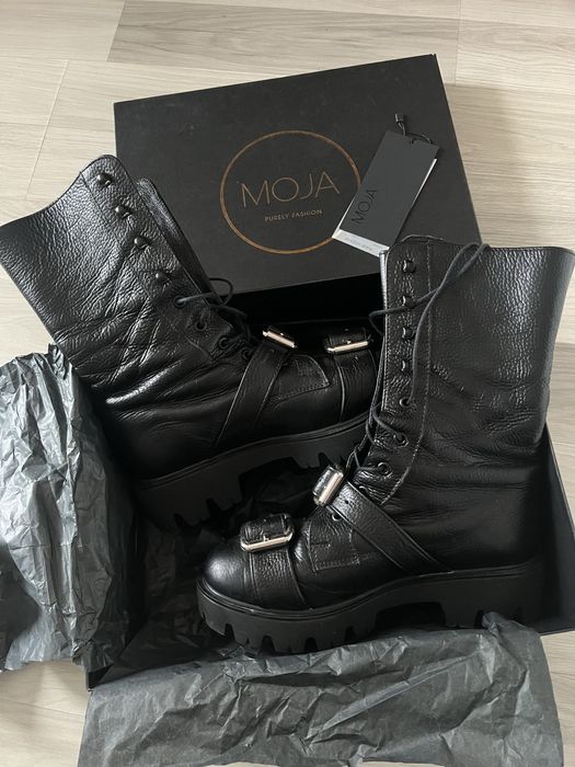 Bocanci negri Moja Combat