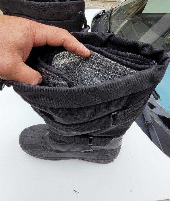 Високи ботуши с изолационна ватенка 45 номер