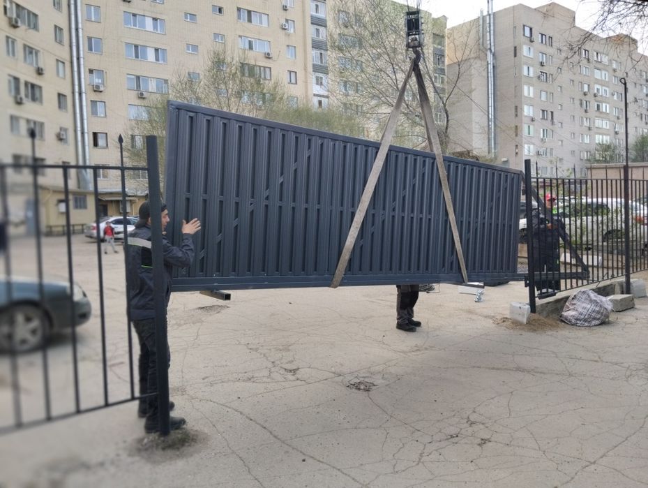 Откатные ворота 350 000тг