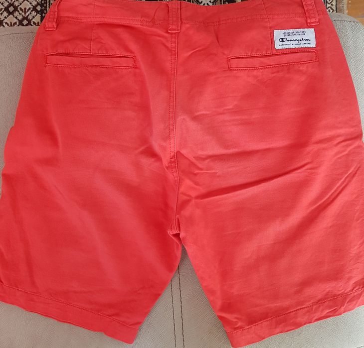 Къс панталон за мъже червен