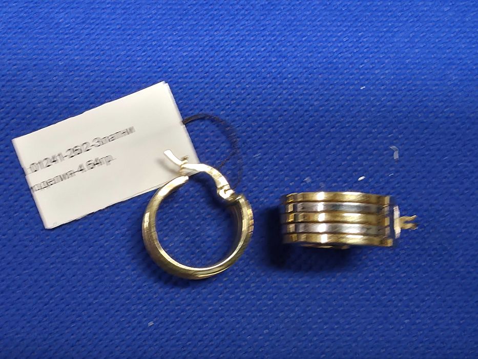 Златни дамски обеци 4.64гр-14к