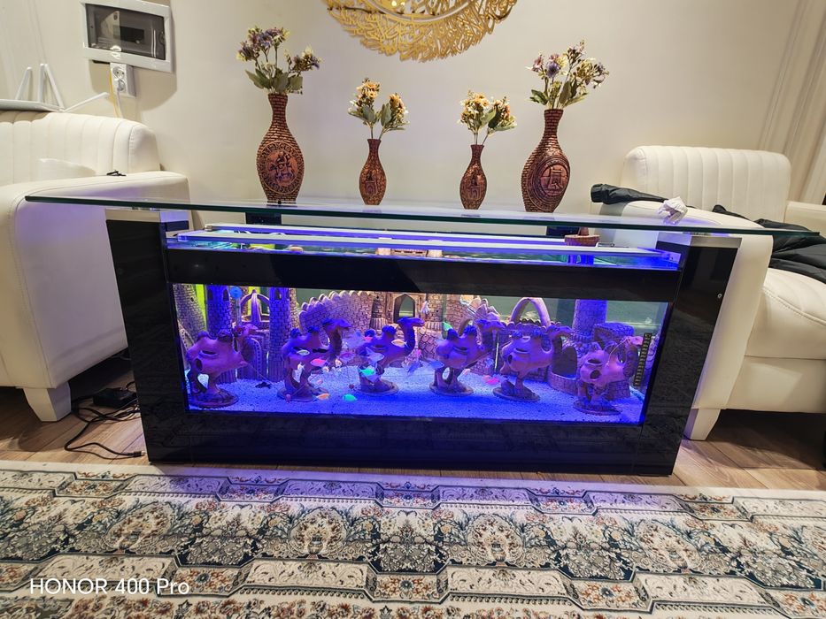 Аквариум 250 литрдан ошик.