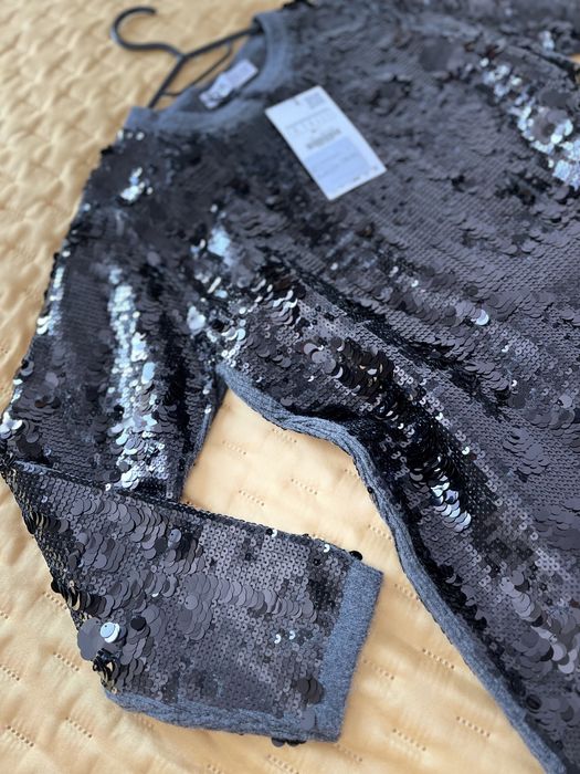 Zara Дамски красива рокля с пайети